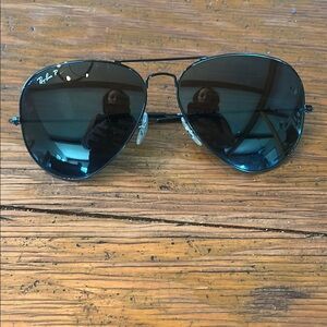 Ray-Ban Dark Aviator Sunglasses